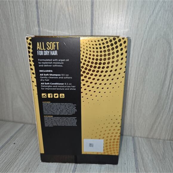 Redken All Soft Haircare Duo in Gold Cheers To Softness Shampoo & Conditioner - Picture 2 of 4